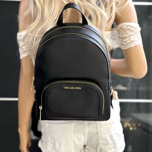 Michael Kors Jaycee Medium Pebbled Leather Backpack